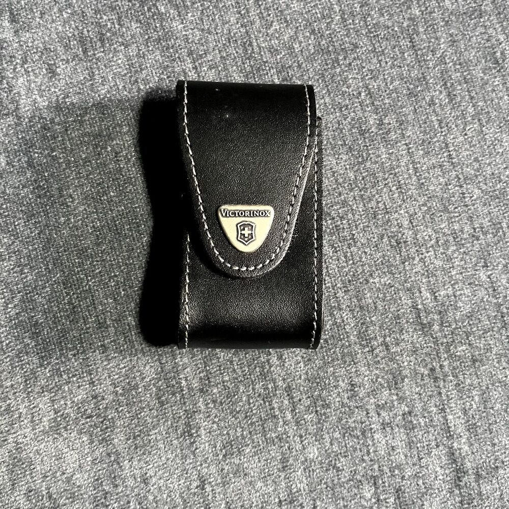 Swiss Army Leather Knife Belt Pouch For Victorinox Swisschamp 4.0521.3